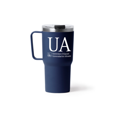 Taza 600ml acero inoxidable y PP