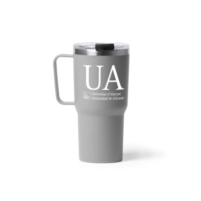 Taza 600ml acero inoxidable y PP