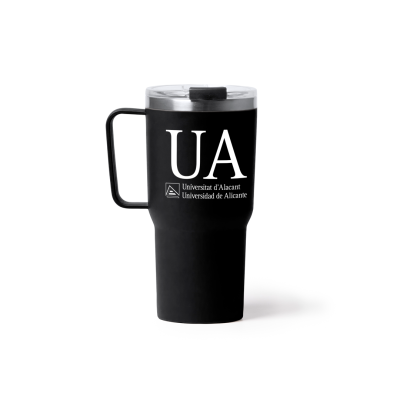 Taza 600ml acero inoxidable y PP