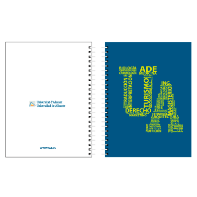 Libreta todo color portada y contraportada 15 x 20