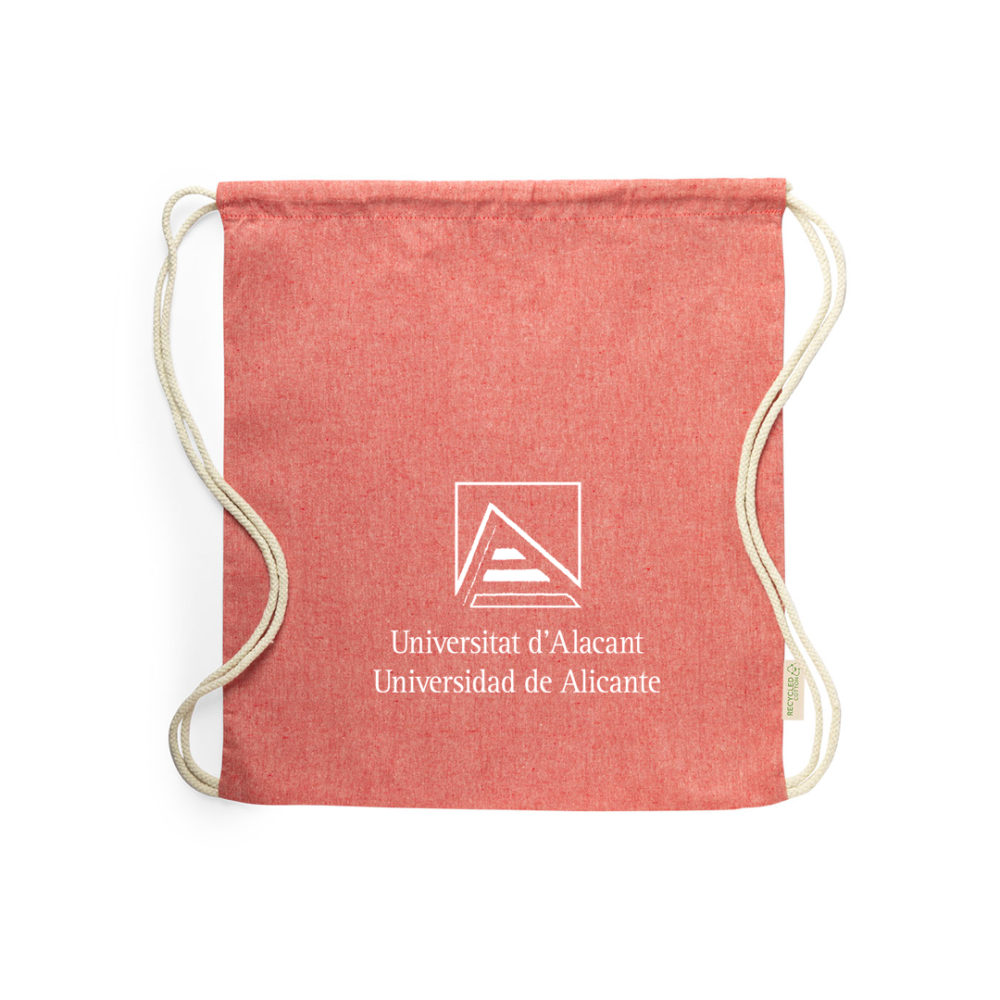 Mochila colores algodón reciclado 120gr