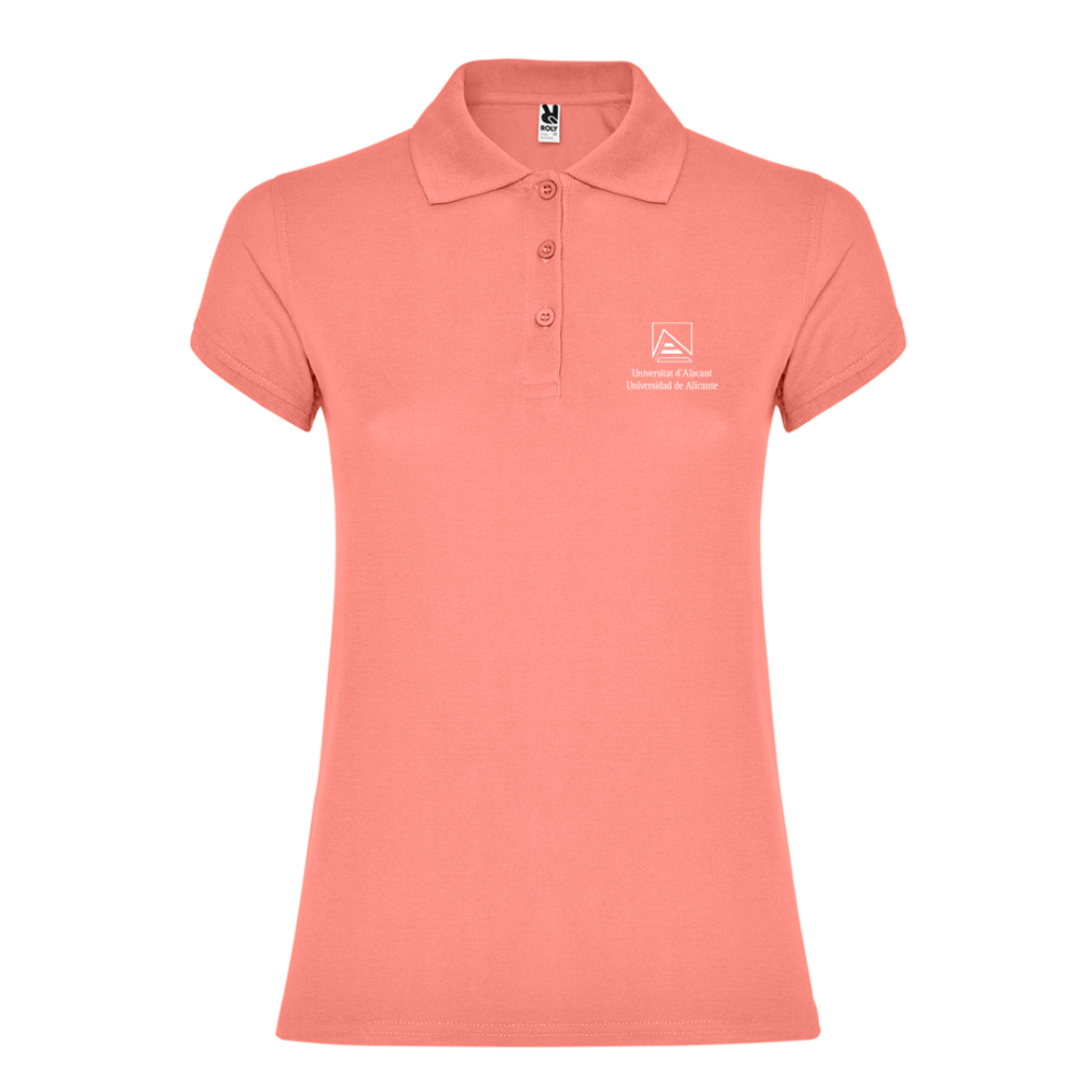 Polo mujer algodón piqué
