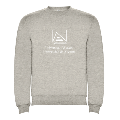 Sudadera clásica cuello redondo