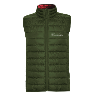 Chaleco tacto pluma hombre