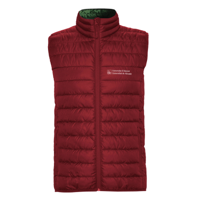 Chaleco tacto pluma hombre