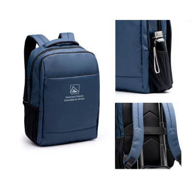 Mochila PU Leather acolchada, para portátil 15"