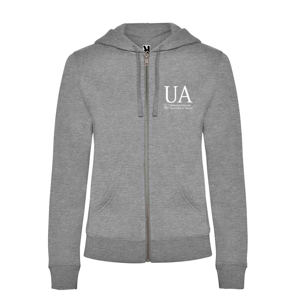 Sudadera mujer cremallera y capucha