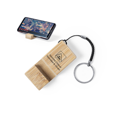 Llavero soporte bambú