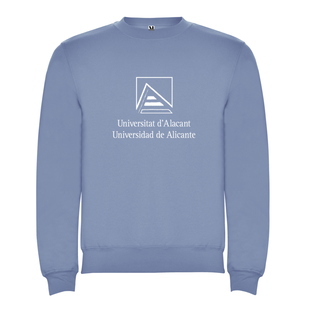 Sudadera clásica cuello redondo