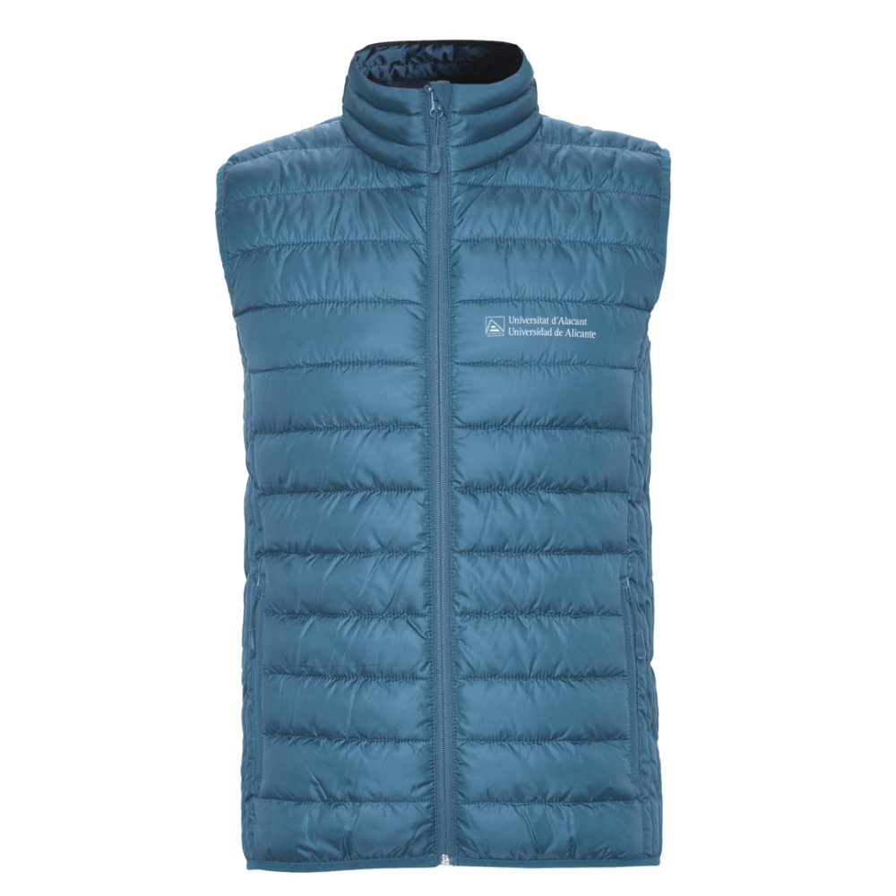 Chaleco tacto pluma hombre