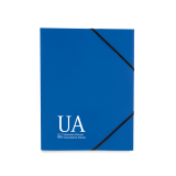 Carpeta con gomas negras UA