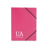 Carpeta con gomas negras UA