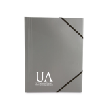 Carpeta con gomas negras UA